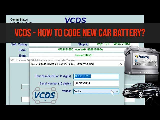  How to code battery in Audi using VCDS Check this video!