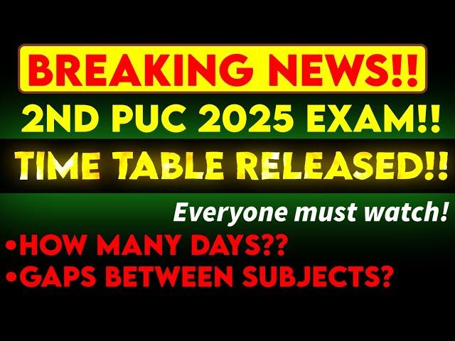 Every 2 PUC Student Must Watch!!