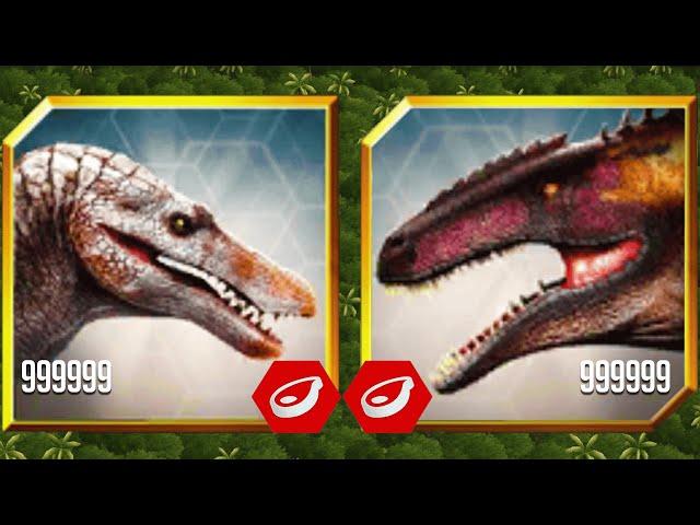 NEW STAR BRUNETTE VS THE SPINO LVL99999 || JURASSIC WORLD THE GAME