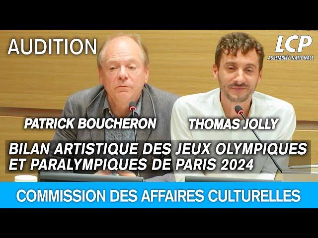 Thomas Jolly et Patrick Boucheron sont auditionnés sur le bilan des JO de Paris 2024 - 25/09/2024