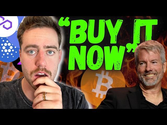 MICHAEL SAYLOR 3 MINUTE SPEECH ON WHY MICROSOFT SHOULD BUY BITCOIN! (CARDANO BREAKOUT COMING)