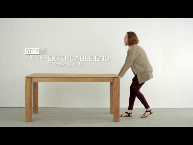 How to Open the Slice Extendable Dining Table - Soul & Tables