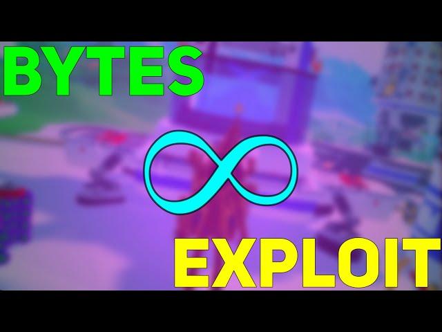 Infinite Bytes Exploit in Astroneer!