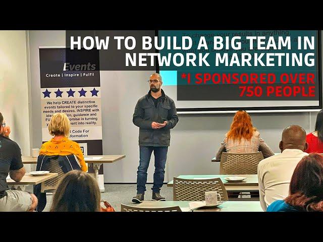 How To Build A Big Team In Network Marketing
