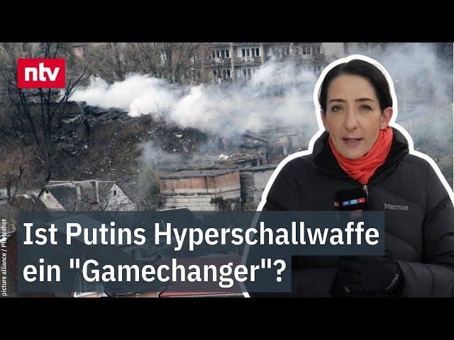 Sharma zum Angriff auf Dnipro: Ist Putins Hyperschallwaffe ein "Gamechanger"? | ntv