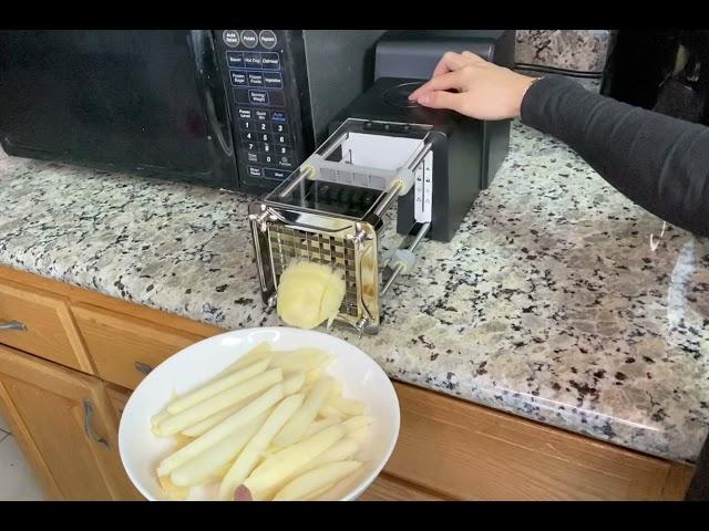 Sopito Electric French Fry Potato Cutter - Cutting Large Quantities - Fast and Convenient Slicer