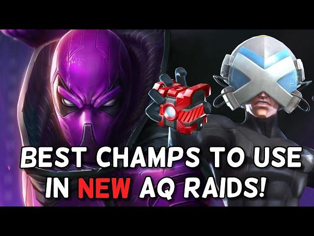 Best Champs For AQ RAIDS - Boost Options General Miss Counters & More | Marvel Contest of Champions