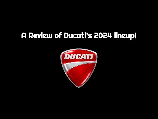 Ducati's 2024 lineup, including a new Hypermotard, new Multistrada, and more!