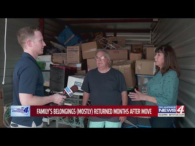 UPDATE: Family's items (mostly) returned months after move