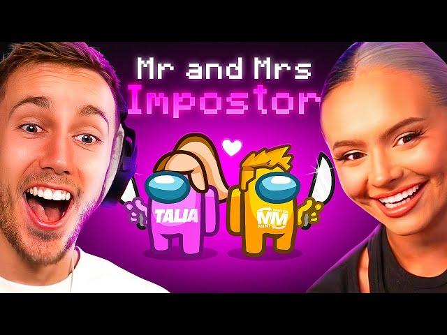 SIMON & TALIA IMPOSTOR DUO IN SIDEMEN AMONG US (ALL GAMES)