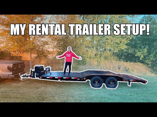 My Rental Trailer Is Ready To Rent! Rental Insurance Info! Follow Along With Me On This Journey!