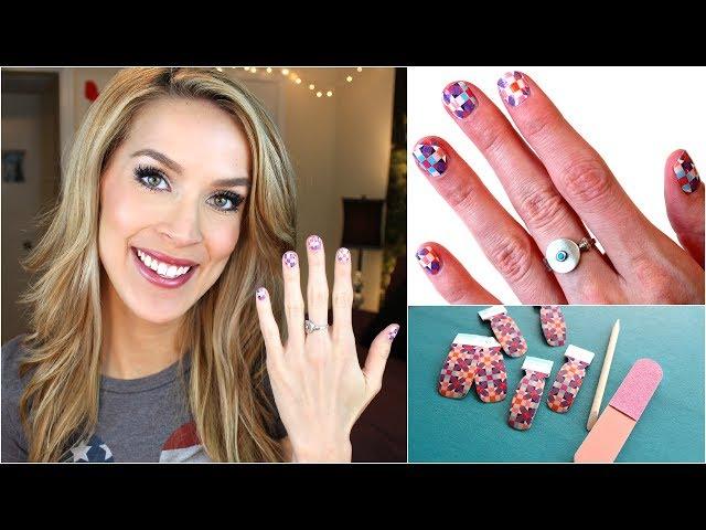 How to Apply Nail Wraps! (easy nail art!) | LeighAnnSays