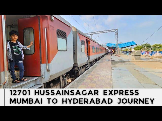 Mumbai to Hyderabad : Full Journey : 12701 Hussainsagar Express : Indian Railways