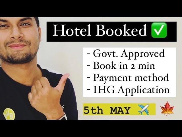 3 Days Mandatory Stay in Canadian Hotel Booked  | Canada Student Visa Update 2021