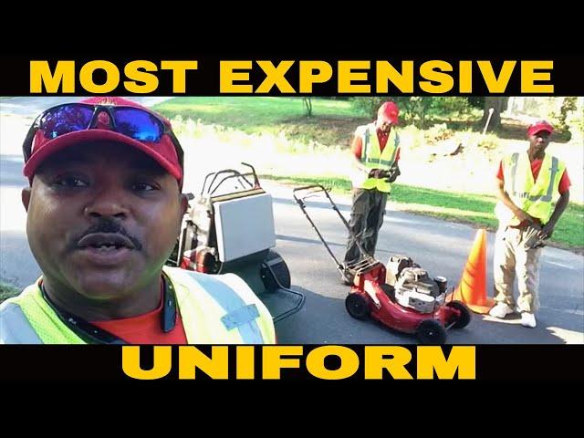 Most expensive lawn care uniform by Blades of Grass Lawn Care