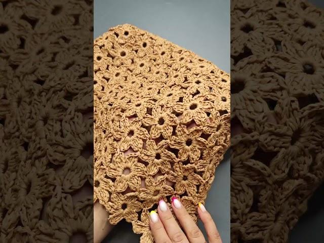 МК по вязанию Цветочной сумки доступен на сайте www.crochet-style.ru