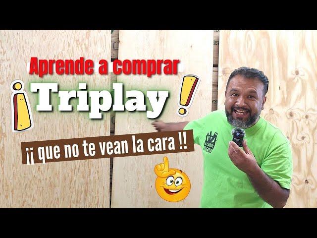 COMO Y DONDE comprar TRIPLAY en México nacional e importado