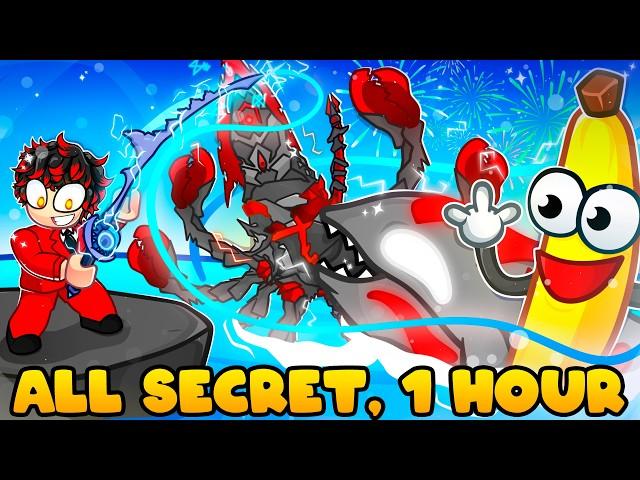 Catching ALL SECRET Fish with BROKEN ROTFF / ROTEK Buff on Roblox Fisch! (It Only Takes 1 Hour!)