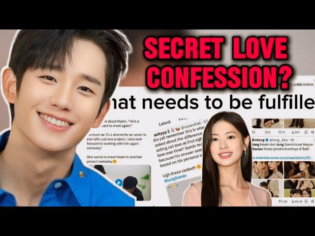 Jung Hae-in Hints at Real Love with Jung So-min?