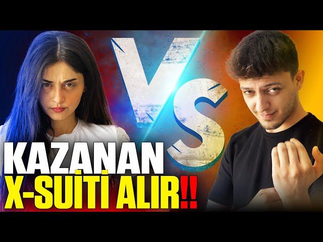 ÇOK BEKLEDİĞİNİZ O VS GELDİ!!  KAZANAN X-SUİT ALIR!!  @MACARONPM  PUBG Mobile