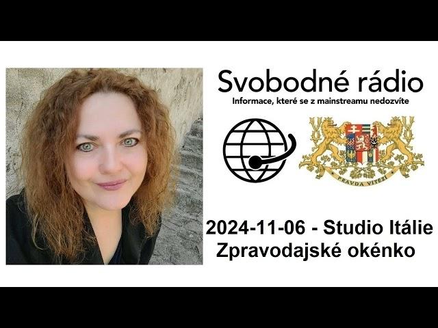 2024-11-06 - Studio Itálie - Zpravodajské okénko