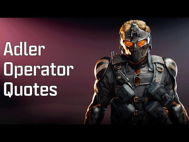 Black Ops 6 Zombies - Adler Operator Quotes