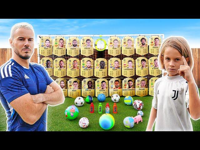 FIFA 23 ULTIMATE TEAM CARD BATTLE!!  FATHER VS SON