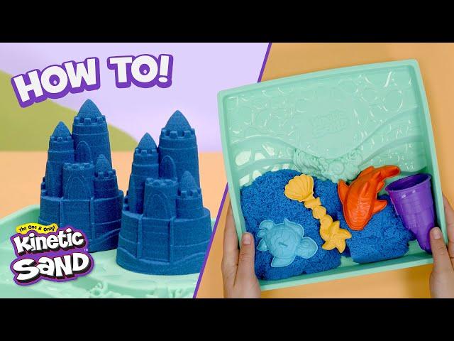 NEW Sandbox Set How To | Kinetic Sand | Crafts for Kids