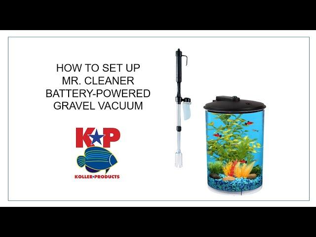 KOLLER PRODUCTS MR. CLEANER BATTERY POWERED GRAVEL VACUUM