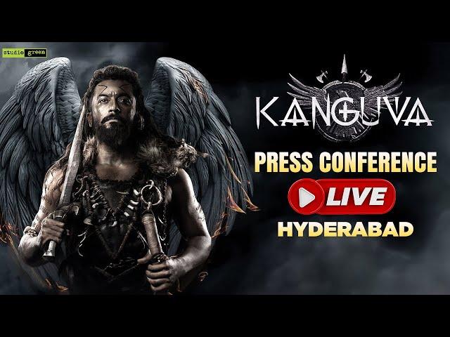 KANGUVA Press Conference LIVE | Suriya | Bobby Deol | Disha Patani | Siva | DSP | Studio Green