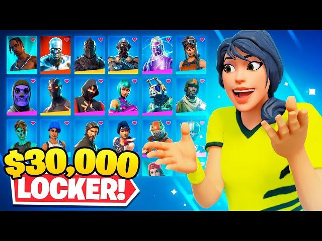 Our $30,000 Fortnite Locker Tour