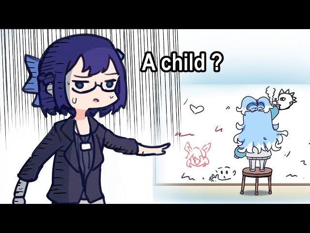 A Child in The Office【Hololive Animation Clip】