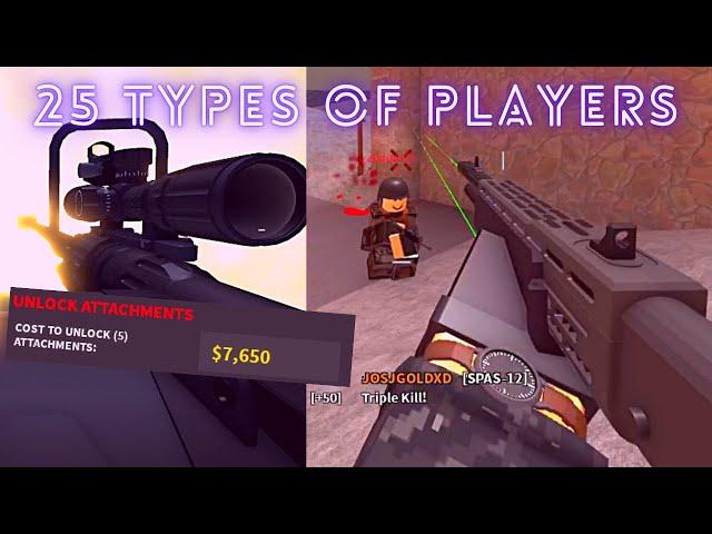 25 Types Of Phantom Forces Players! (which one are you?)