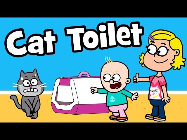   Funny Cat Song – Cat Toilet | Hooray Kids Songs & Nursery Rhymes | Funny Animal Songs