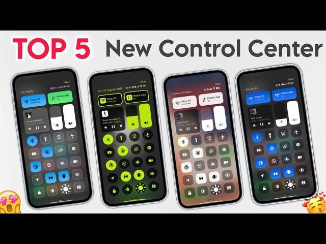 Top 5 Different Xiaomi HyperOS Control Center Theme  | Apply Xiaomi HyperOS Control Center Theme 