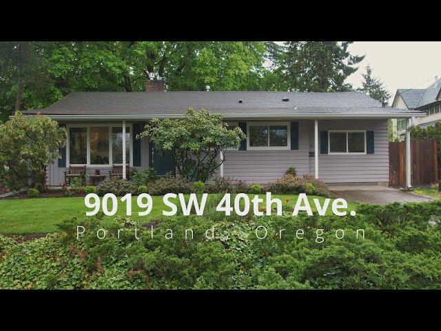 Updated One Level Home in SW Portland ~ Video of 9019 SW 40th Ave. ~ SW Portland homes