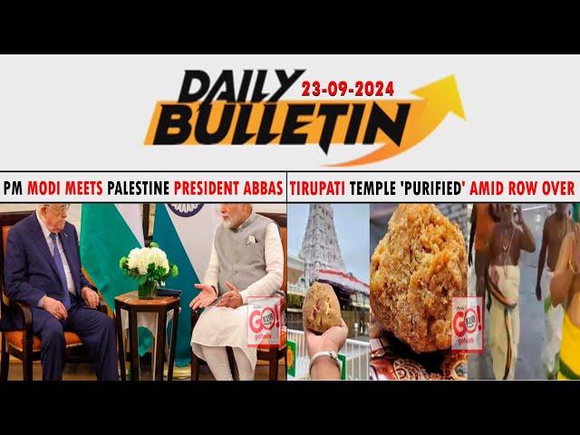 DAILY BULLETIN  23 SEPTEMBER, 2024 GULBARGA