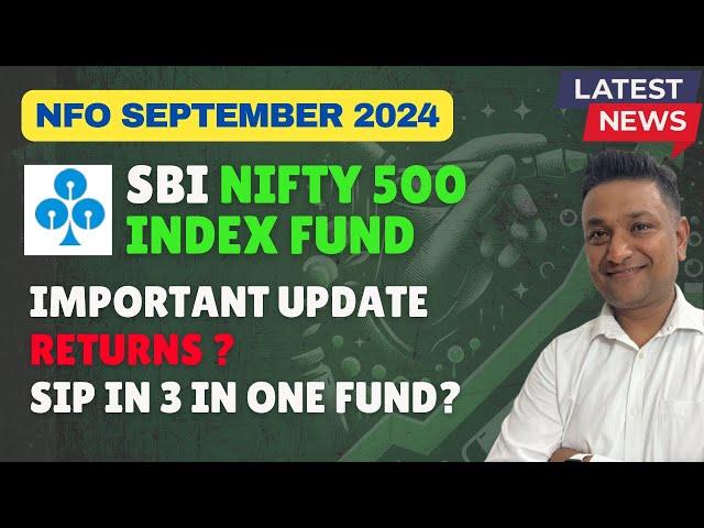  SBI Nifty 500 index Fund NFO | NFO Review in Hindi | SBI'S New Scheme | Best SBI Mutual Fund 2024