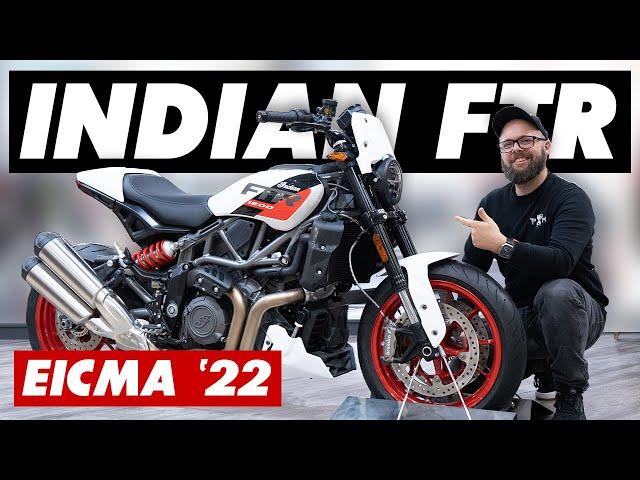 New 2023 Indian FTR Sport & Full Lineup Walkaround! EICMA 2022