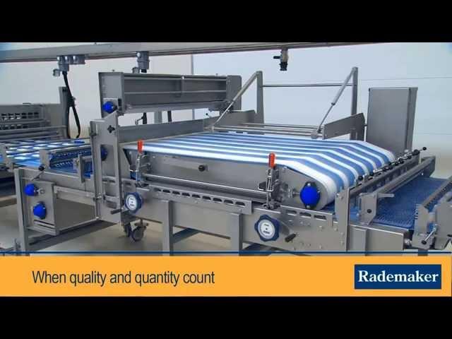 Industrial bread production line by Rademaker