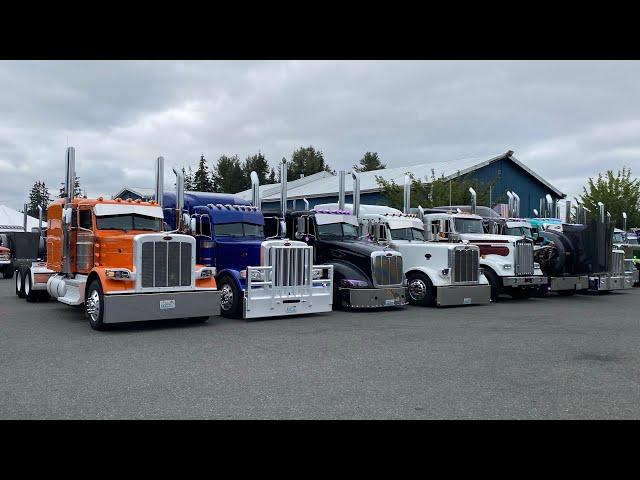 August 10, 2024 Truck Show обзор легендарных классиков на фестивале грузовиков Peterbilt Kenworth ￼