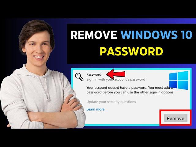 How to Remove Password From Windows 10 (Full Tutorial) | Disable Lock Screen Password