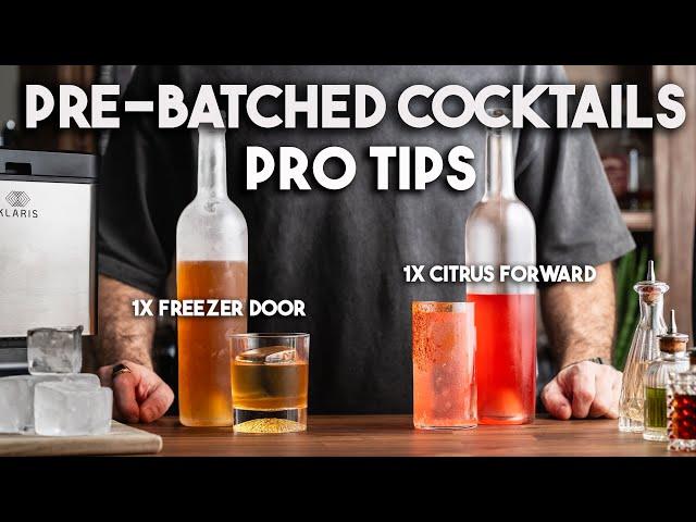 Pro Tips to Master Your Cocktail Parties + 2 Pre Batched Cocktails