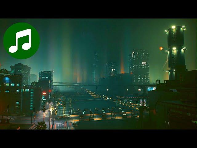 Sounds of Night City  10 HOURS Relaxing CYBERPUNK Ambient Music