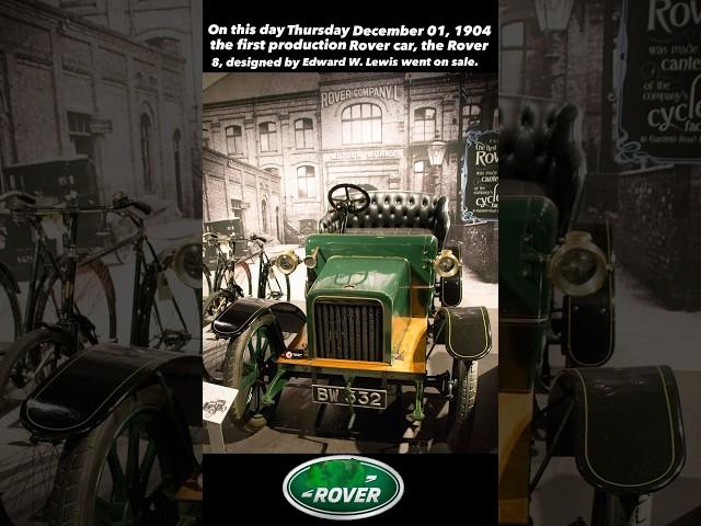 ON THIS DAY DECEMBER 01 #automobilelover #rover #automobilehistory #automotivehistory #autohistory