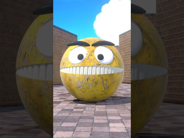 Plastic Robot Pacman vs Sponge #Shorts