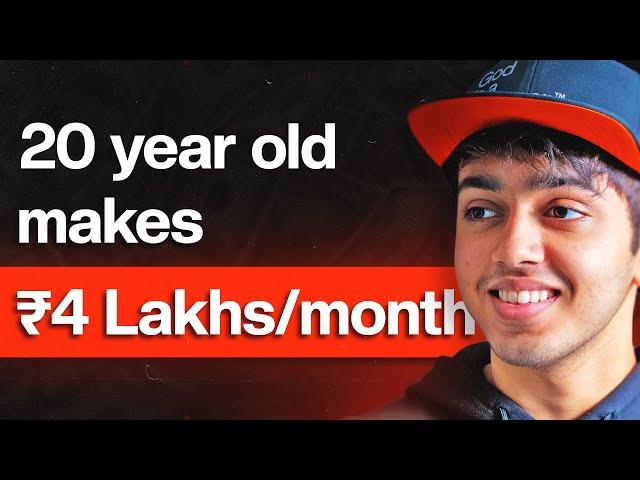 20 YEAR OLD Graphic Designer Makes 4 Lakhs/Month | Anik Jain | Ishan Sharma