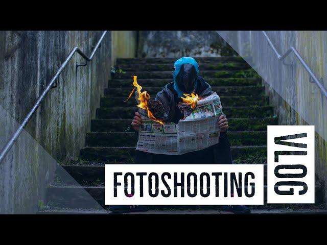 Zeitung + Feuer = Gutes Foto ? ||Fotoshooting Vlog Deutsch