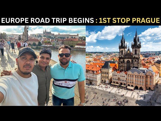 Europe Road Trip with Friends Begins || Prague in 2024 ||