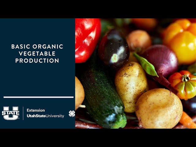 Basic Organic Vegetable Production